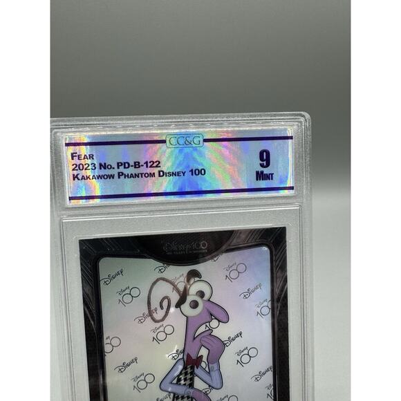 2023 Kakawow Phantom Disney 100 Fear Silver Holo #PD-I-122 CGC 9 MINT - Picture 3 of 3
